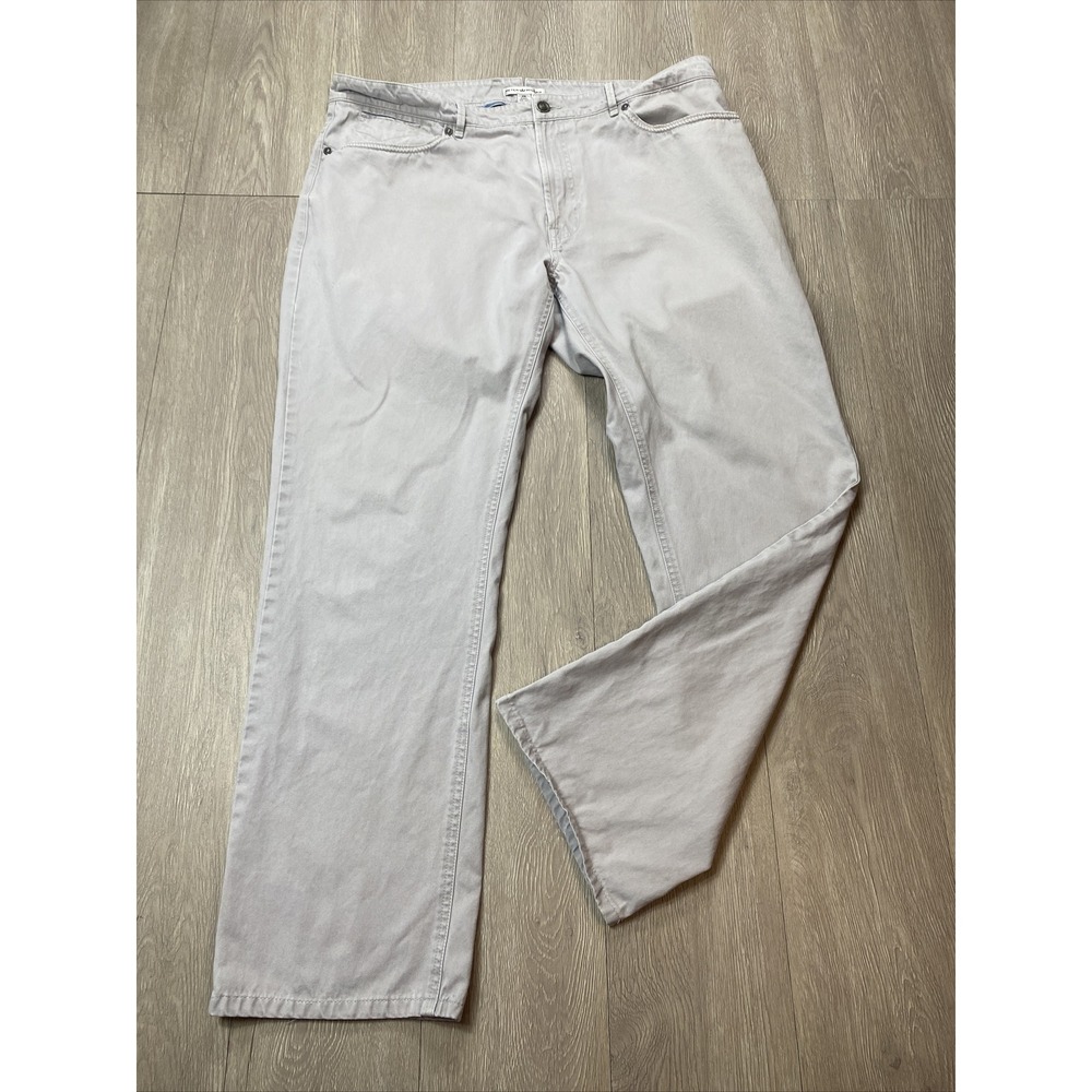 Peter Millar Pants Mens 38 Khaki Chinos Pockets Casual‎ Preppy Outdoor Gray